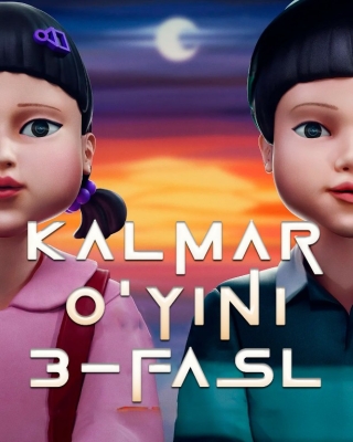 Kalmar o'yini 3-fasl 1-2-3-4-5-6-7-8-9-10 Qism Koreya seriali Barcha qismlar Uzbek tilida 2025 O'zbek tilida